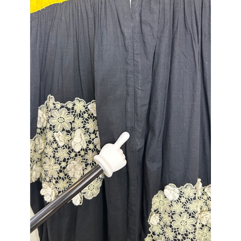 Anthropologie Floreat Dandelion Wish Dress Size 8 Lined Cotton Pockets *Flawed - Picture 11 of 16
